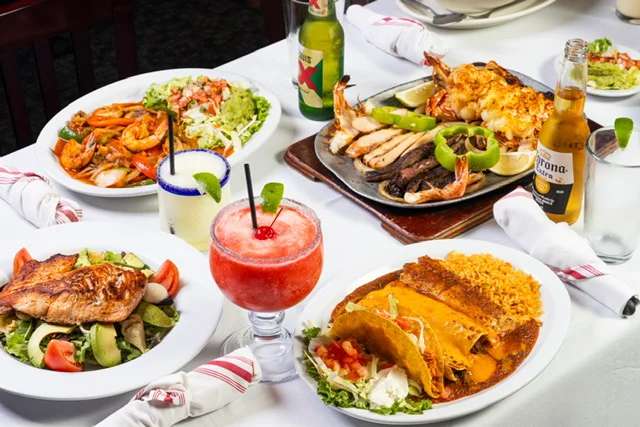 Mi Rancho Tex-Mex catering food spread