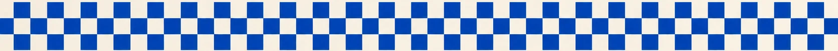 Blue and white checkerboard pattern