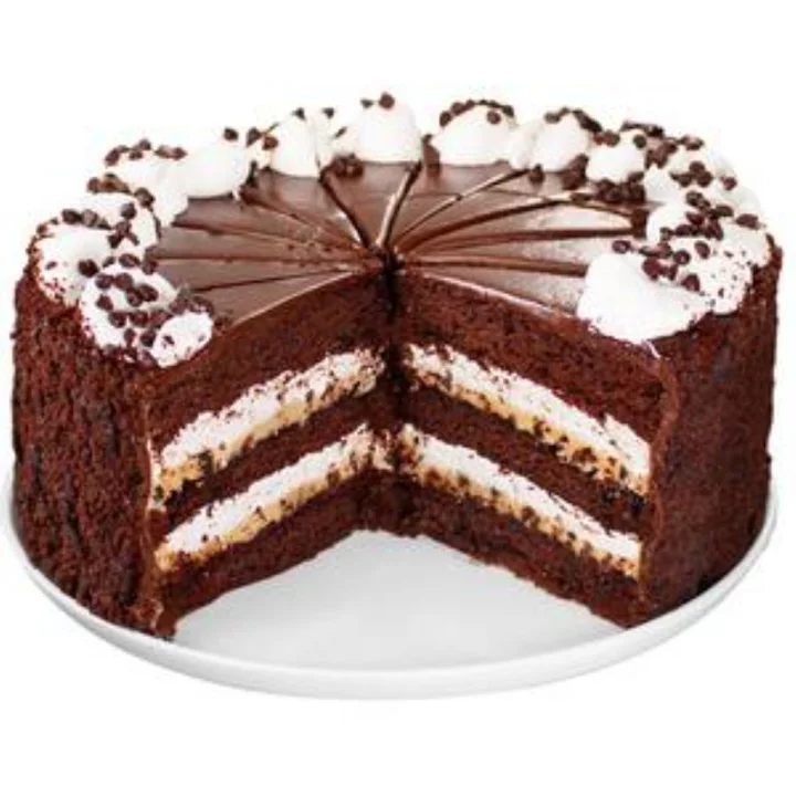 Marshmallow Chocolate Chip Cookie Dough Cake