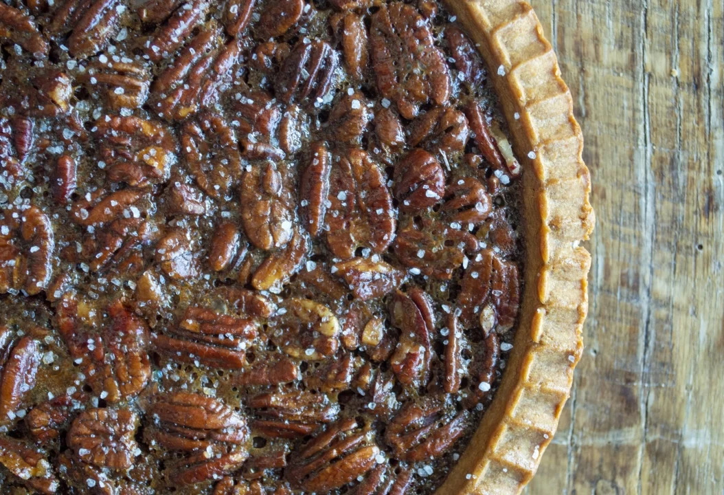 Salted Caramel Pecan Pie