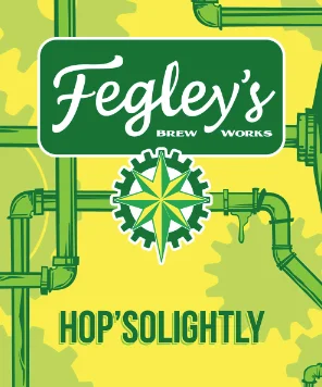Fegley's Brew Works Hop'Solightly beer label design