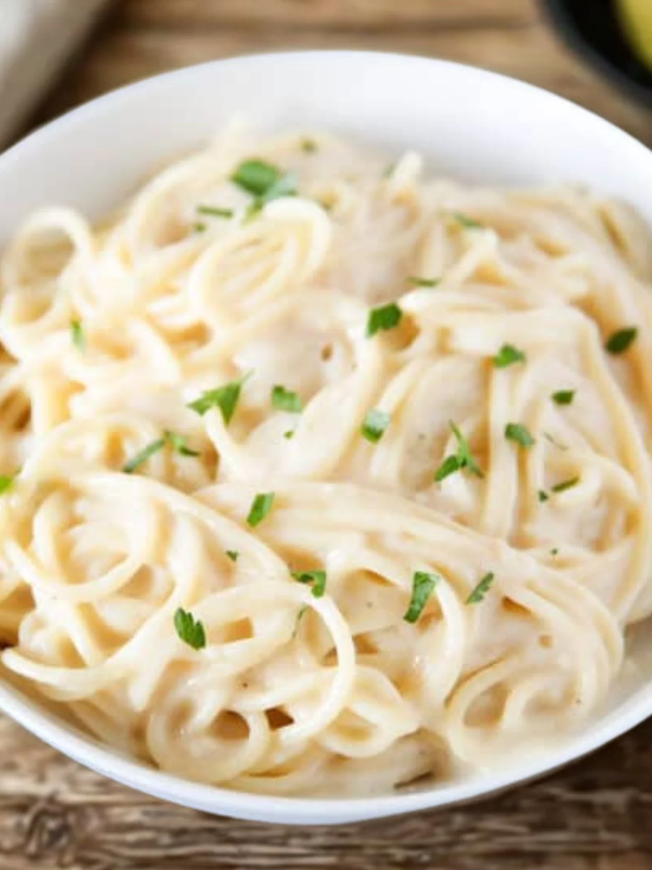 Spaghetti with White Sauce