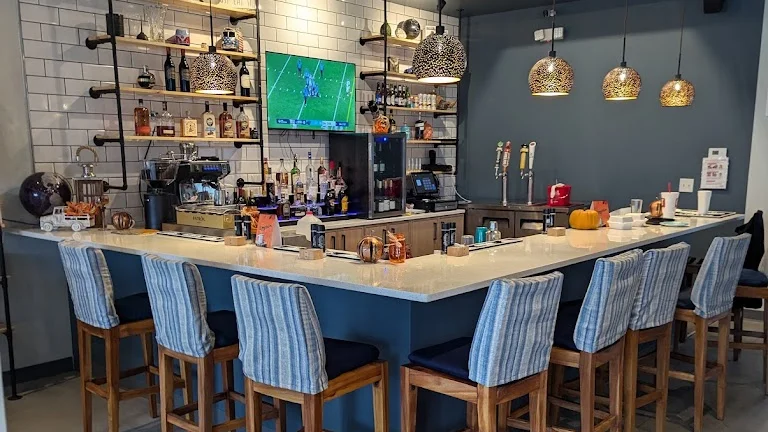 Restaurant interior of The 5 Spot Cafe in Buford Georgia