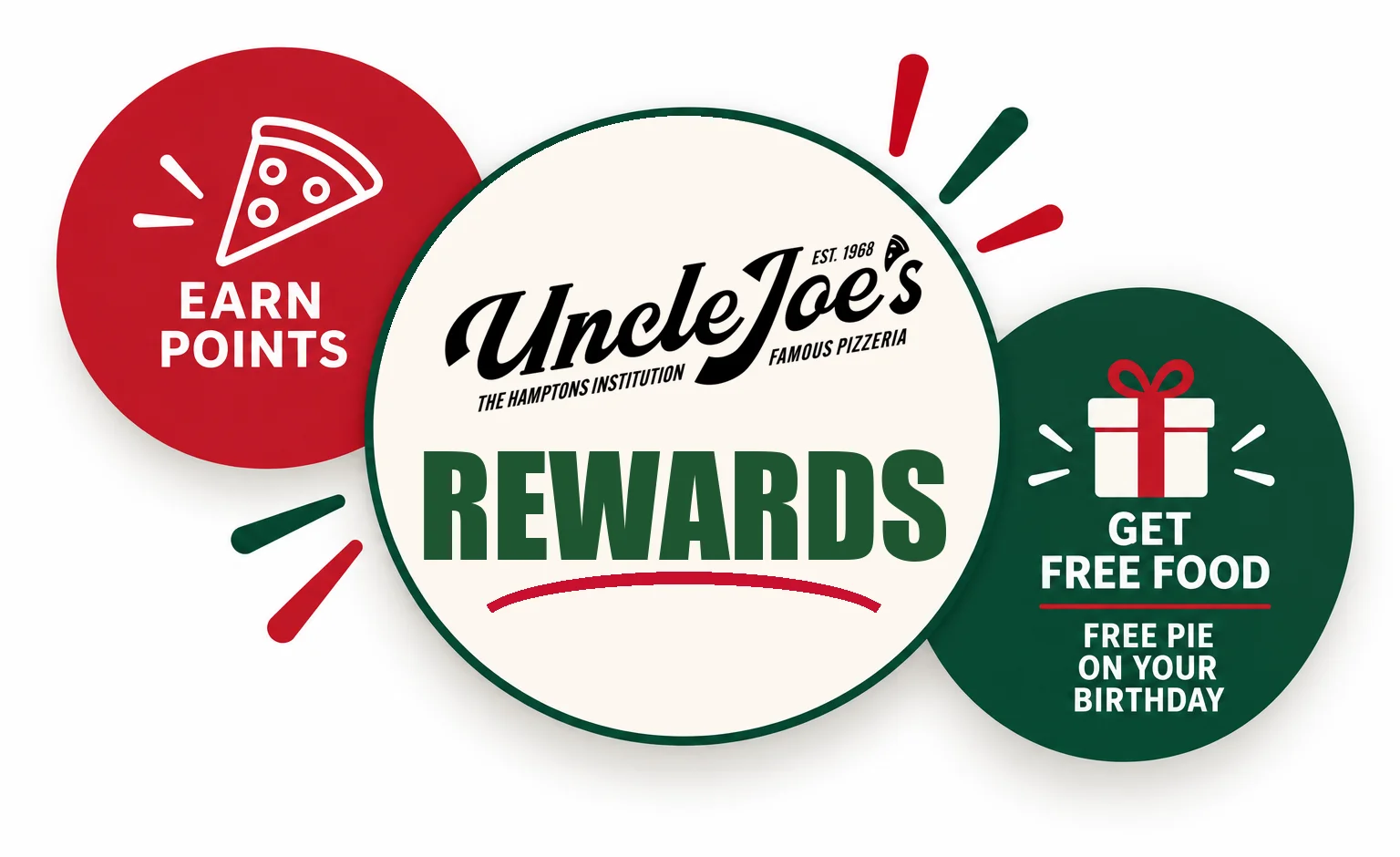 Uncle Joe's Rewards: earn points, get free food