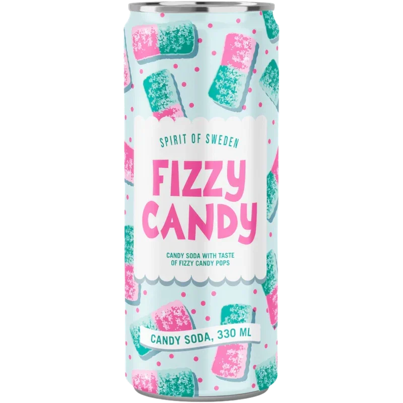 Fizzy Candy Spirit of Sweden Soda 11.2fl oz Can