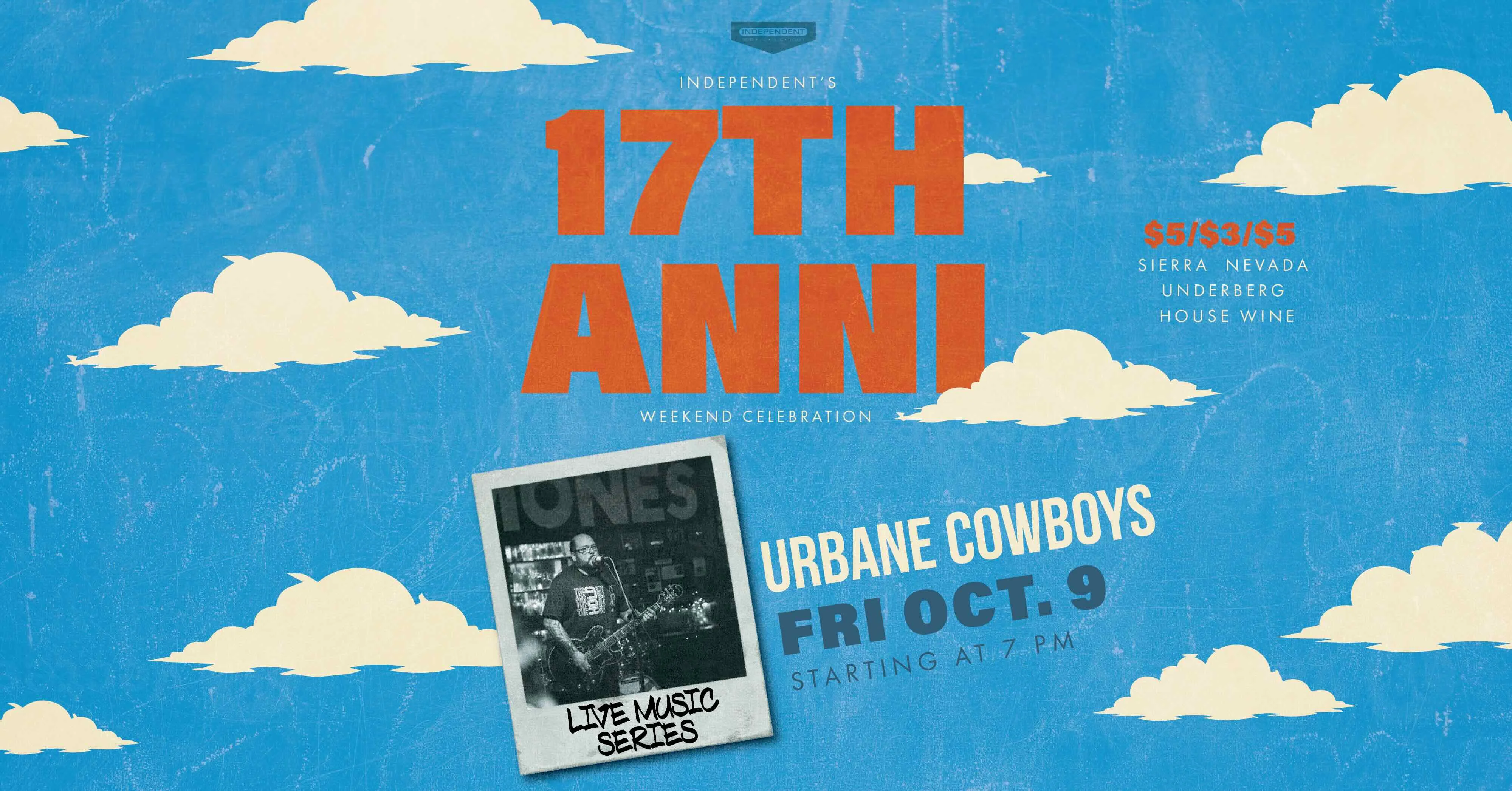 Promotional image for Indie Music event featuring Todd Murphy.