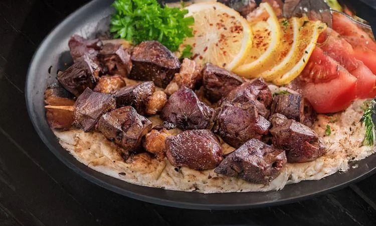 Lamb Liver Dish معلاك غنم