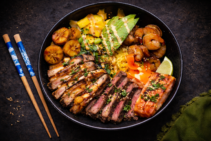 Poke Bowl 4 Proteins