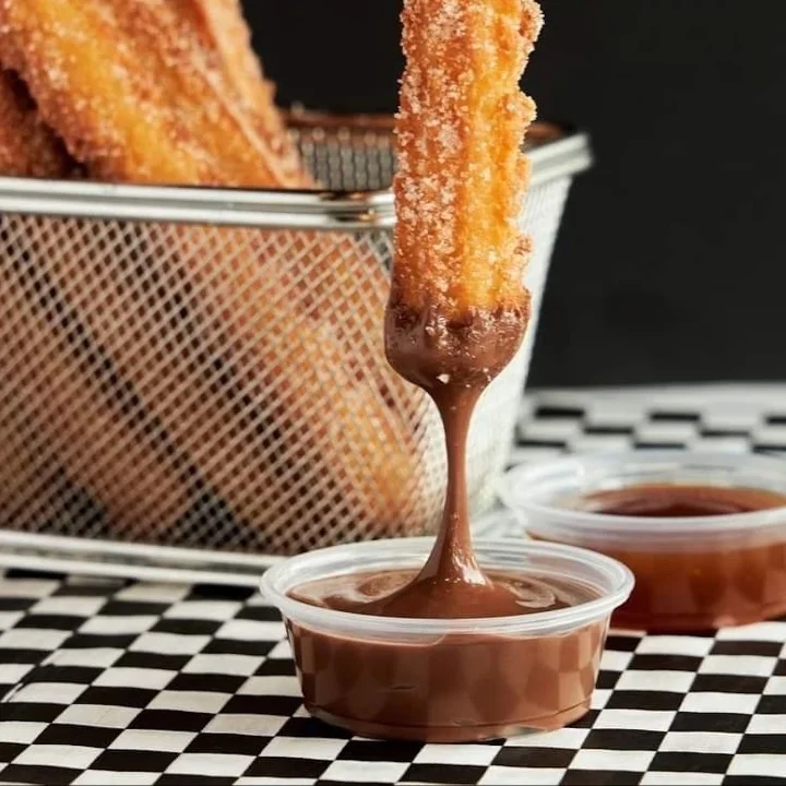Churros with Caramel Dip