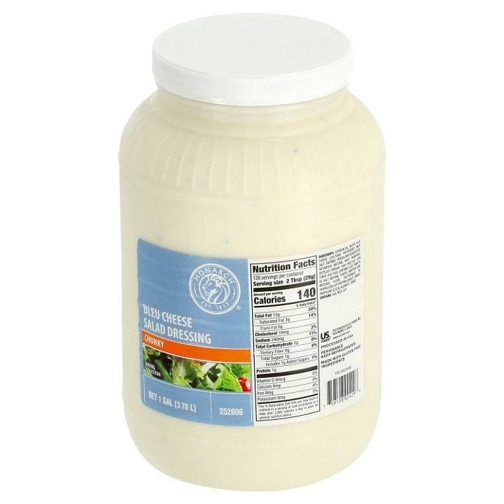 Olivia's Bistro 7th & Broadway - DRESSING, BLUE CHEESE CHUNKY REF PLASTIC JAR POURABLE Sold Each Olivia's Bistro 7th & Broadway - DRESSING, BLUE CHEESE CHUNKY REF PLASTIC JAR POURABLE Sold Each