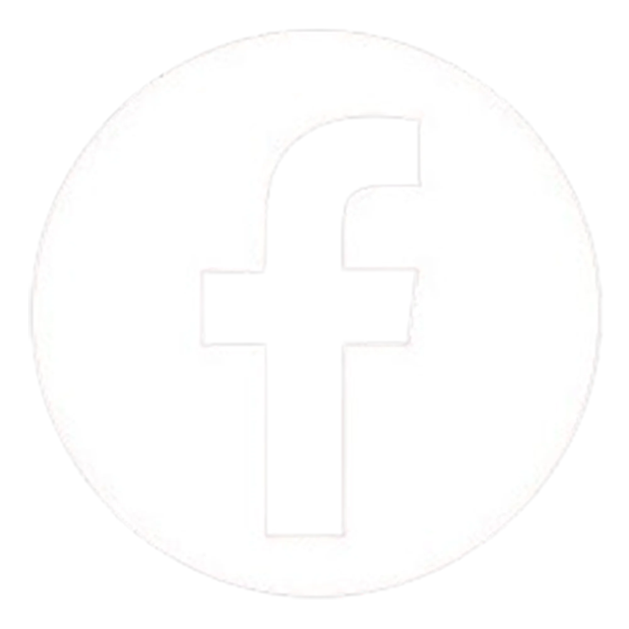 Facebook logo in a circular design