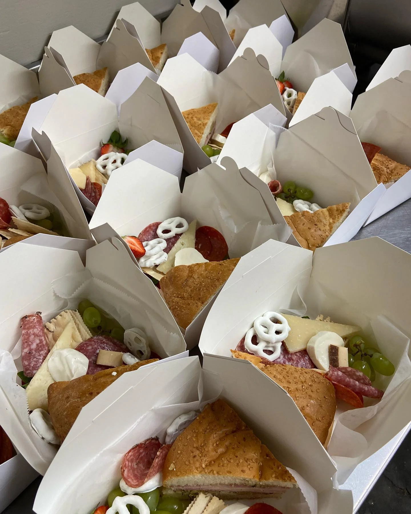An assortment of freshly made meals