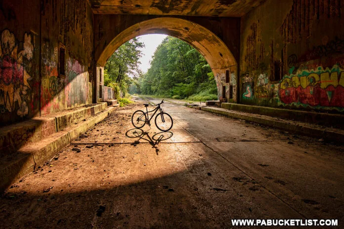 Abandoned Sideling Hill Tunnel on the Pennsylvania Turnpike