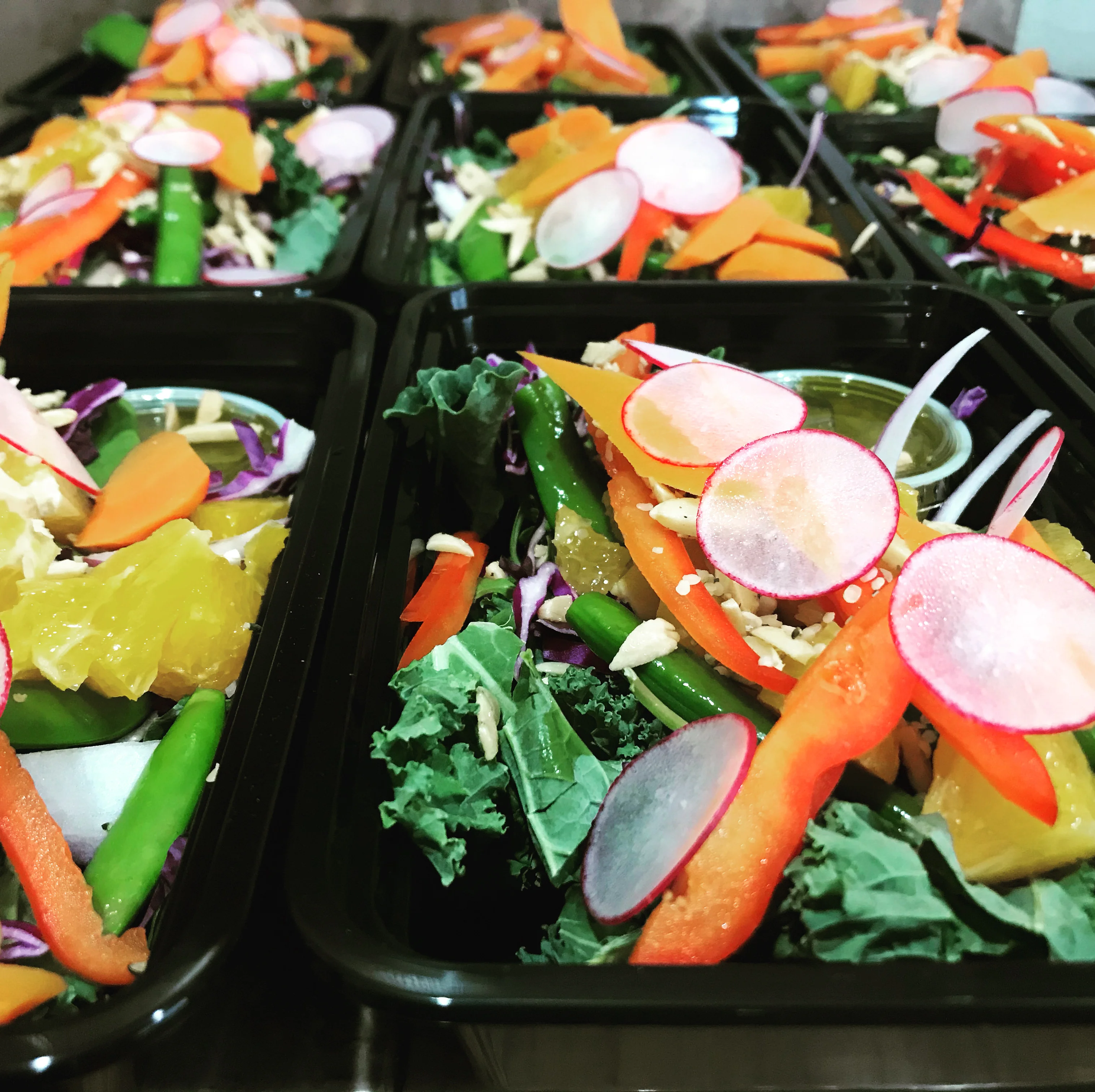 Vibrant Asian-inspired salad with fresh vegetables