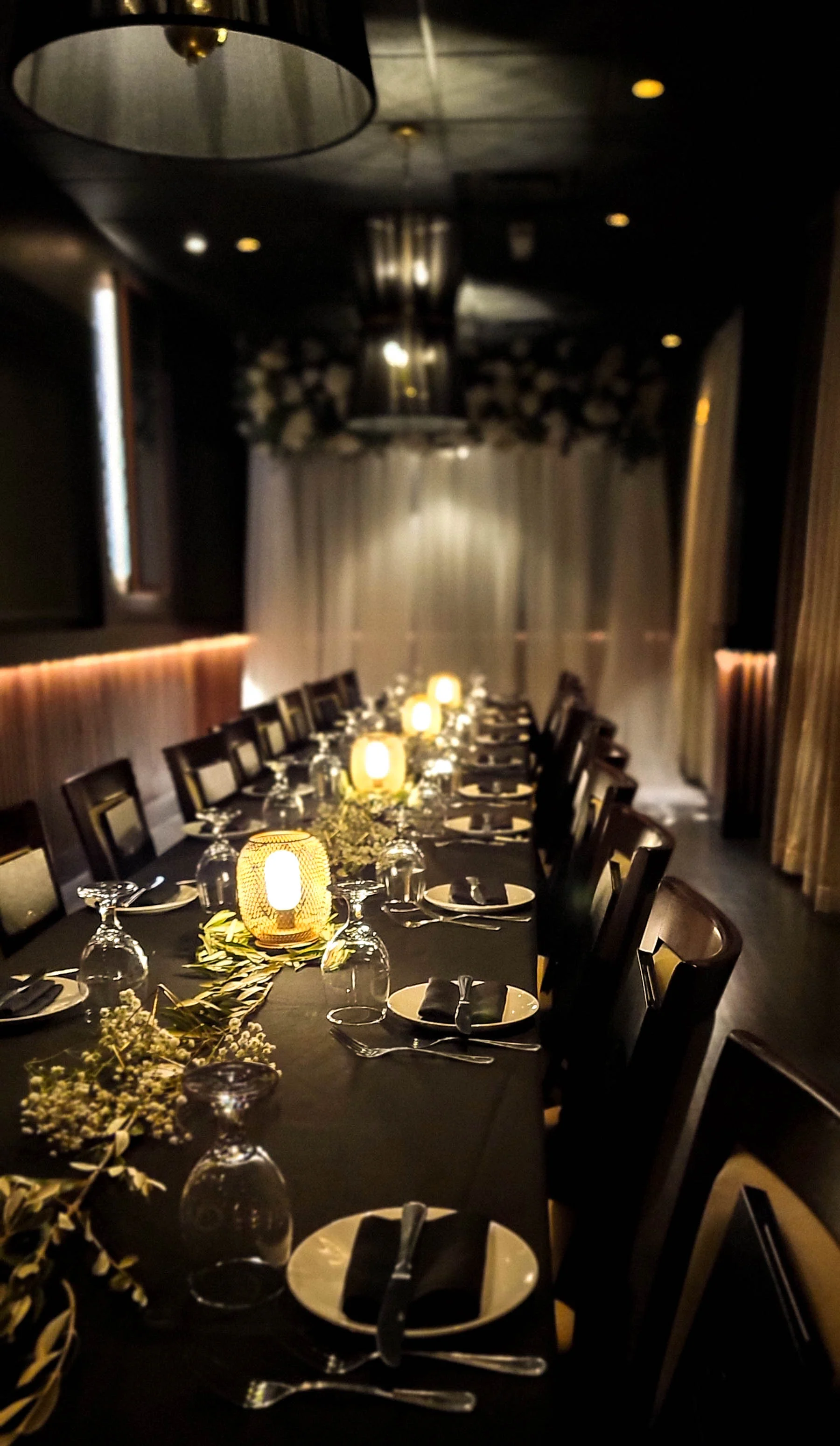Dining room at Irina's Steak & Seafood