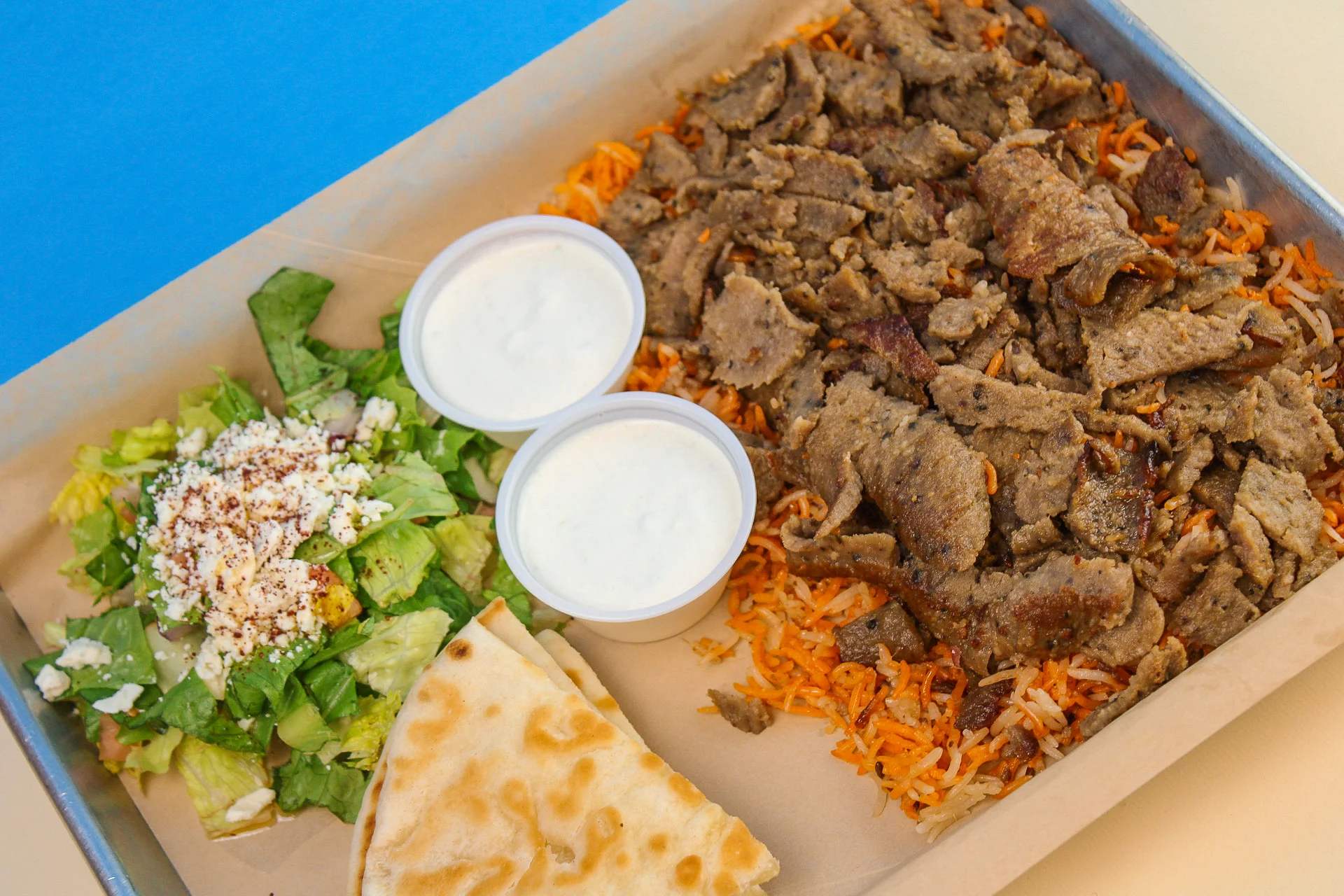 A gyro platter from Gyros by Ali