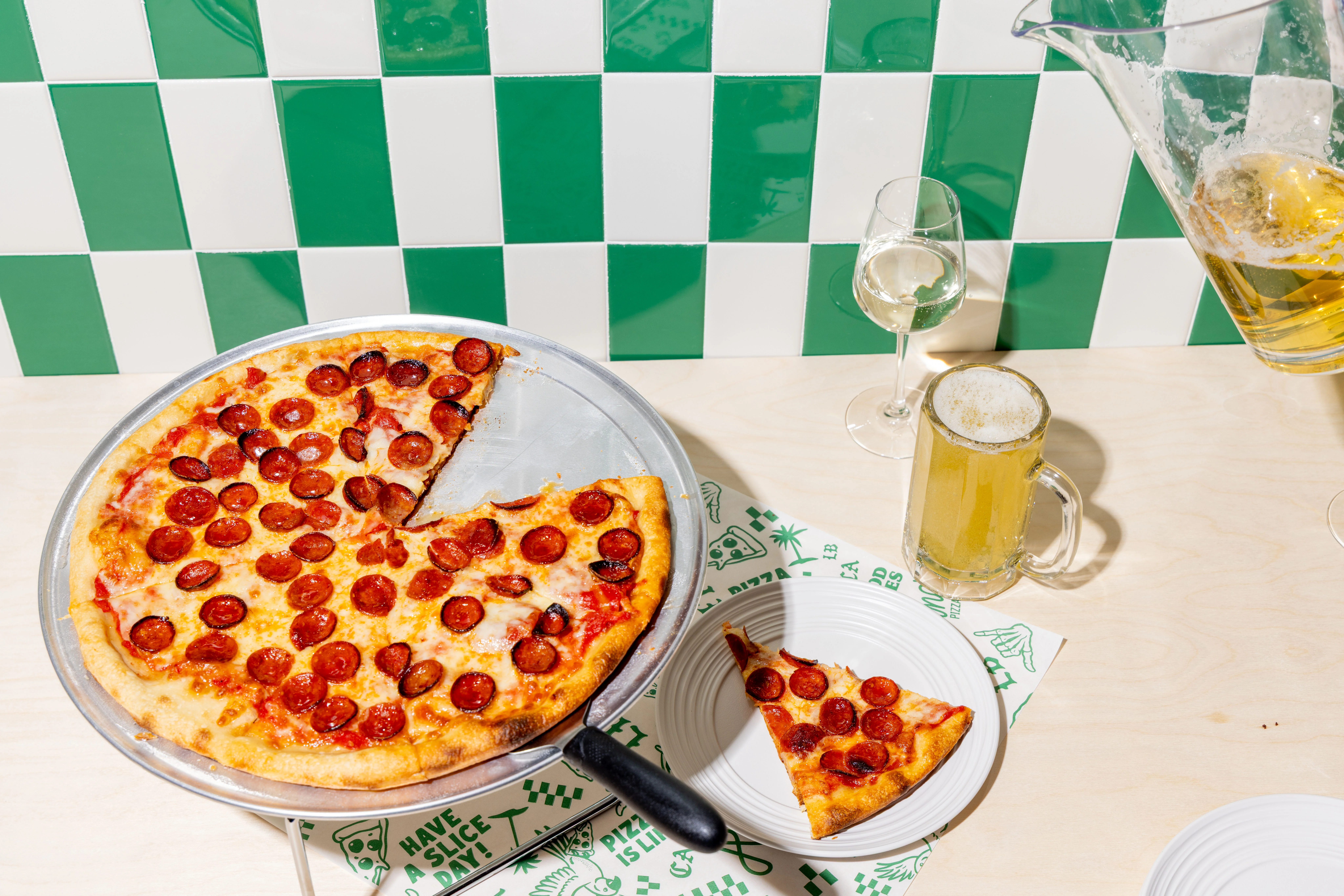 Pizza at Anna's Pizza Joint