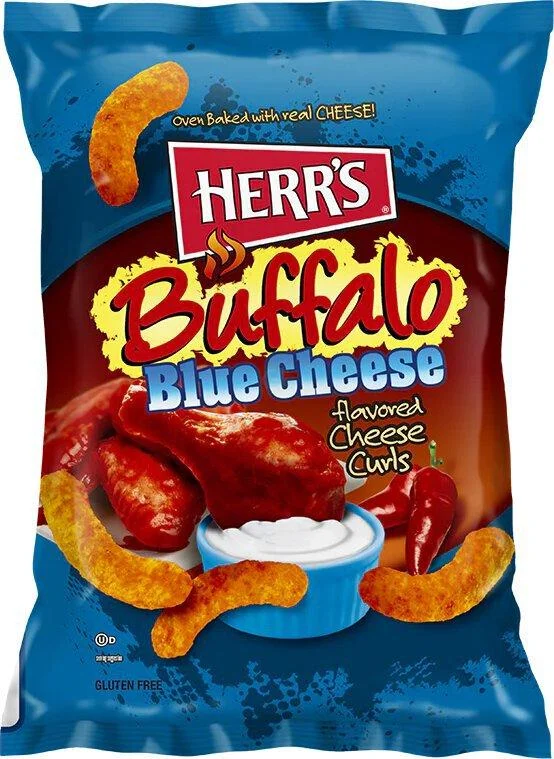 Herr's Buffalo Blue Cheese Cheese Curls Bag