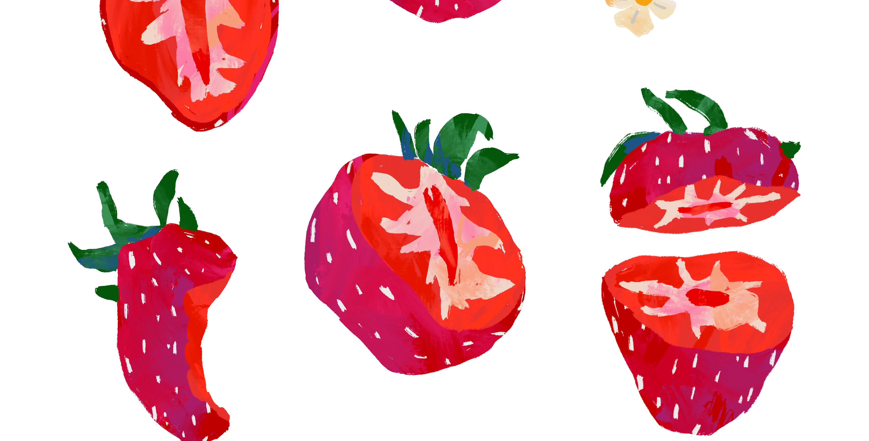 Delicious strawberry split dessert with fresh strawberries and whipped cream