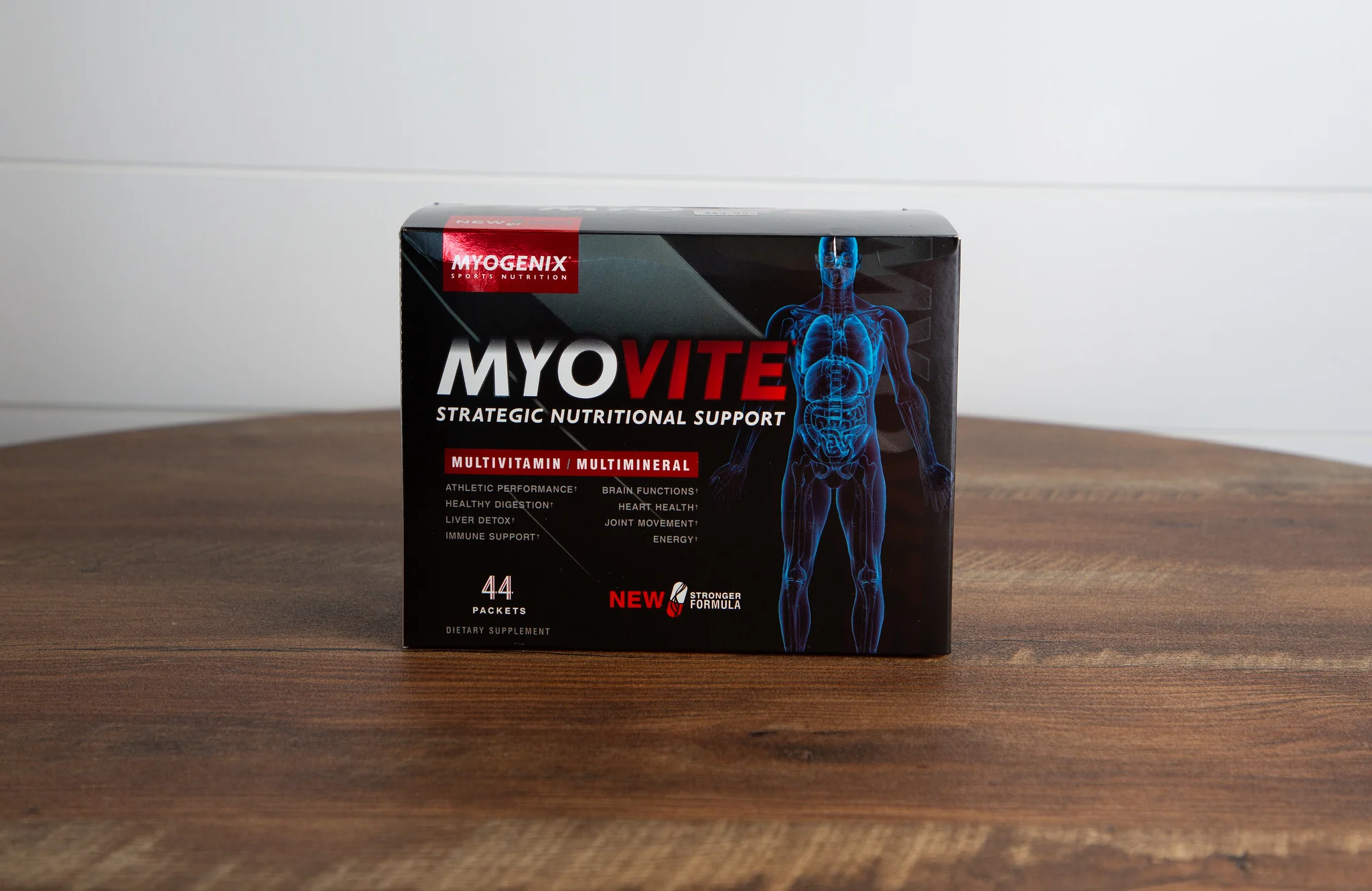 Box of Myogenix Myovite multivitamin supplement