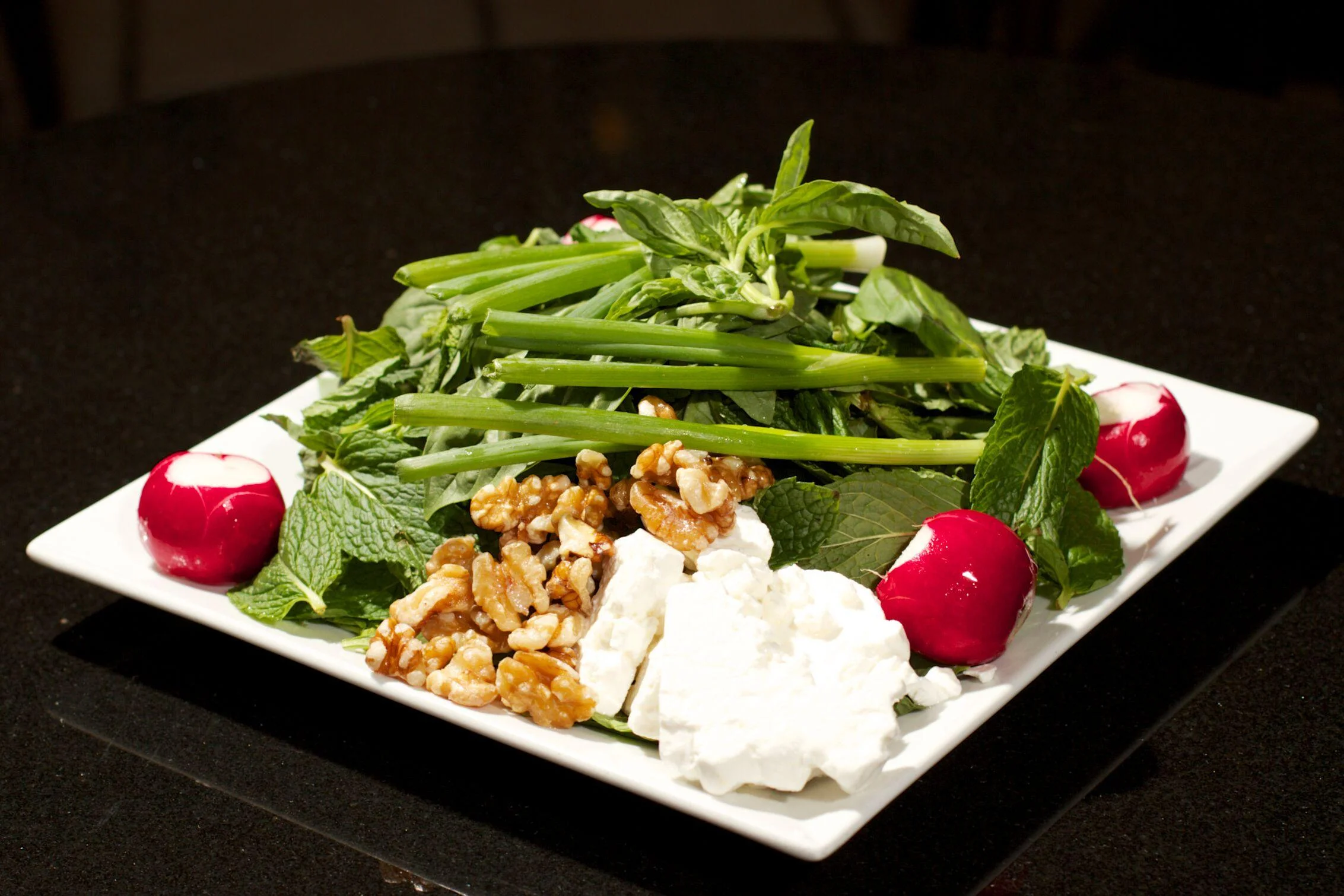 Fresh Herbs & Feta plater