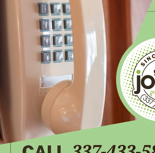 Vintage telephone for placing orders at Jo's Party House