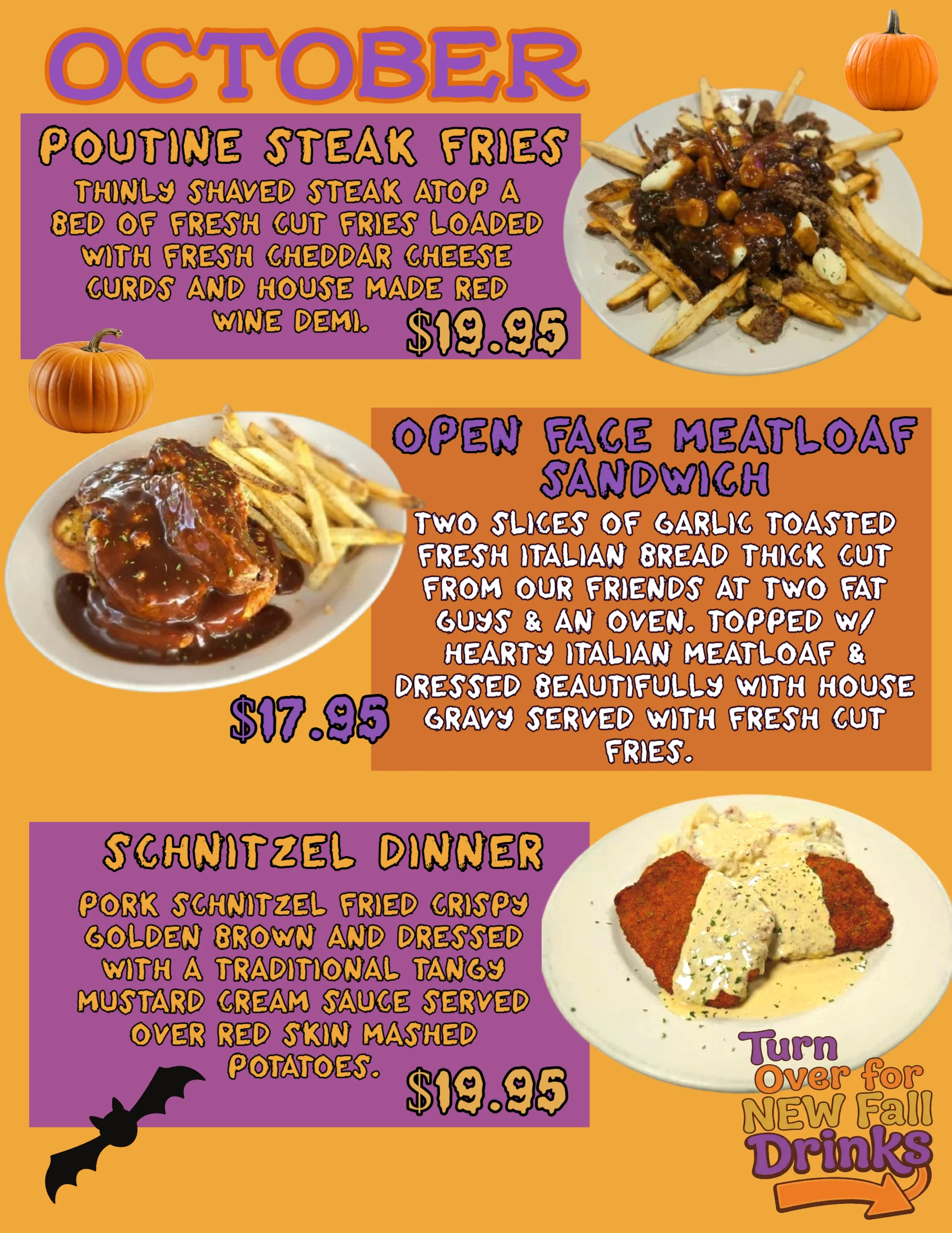 June specials featuring BBQ ribs, smash burger, and egg rolls
