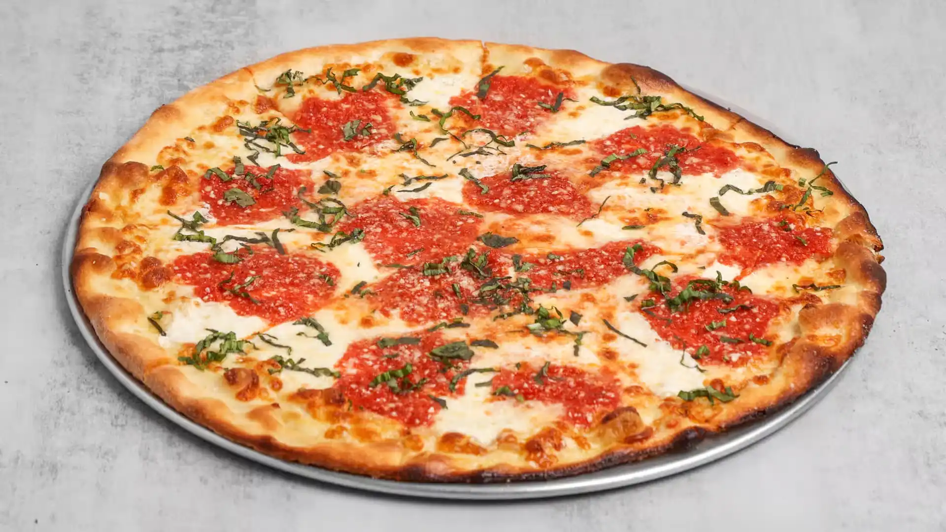 Margherita pizza, grand ma pie
