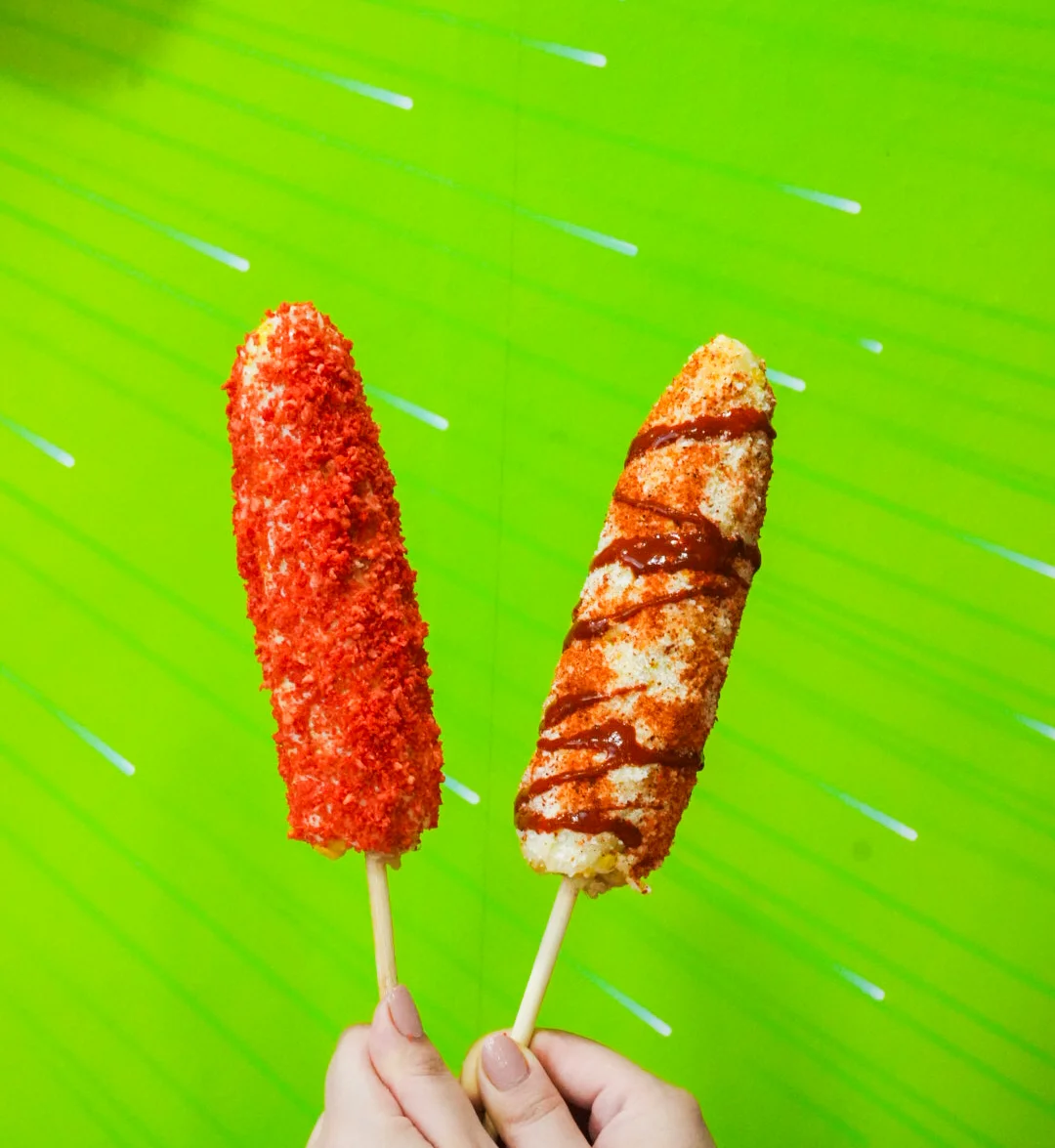 Colorful Mexican fruit cups with chili and lime