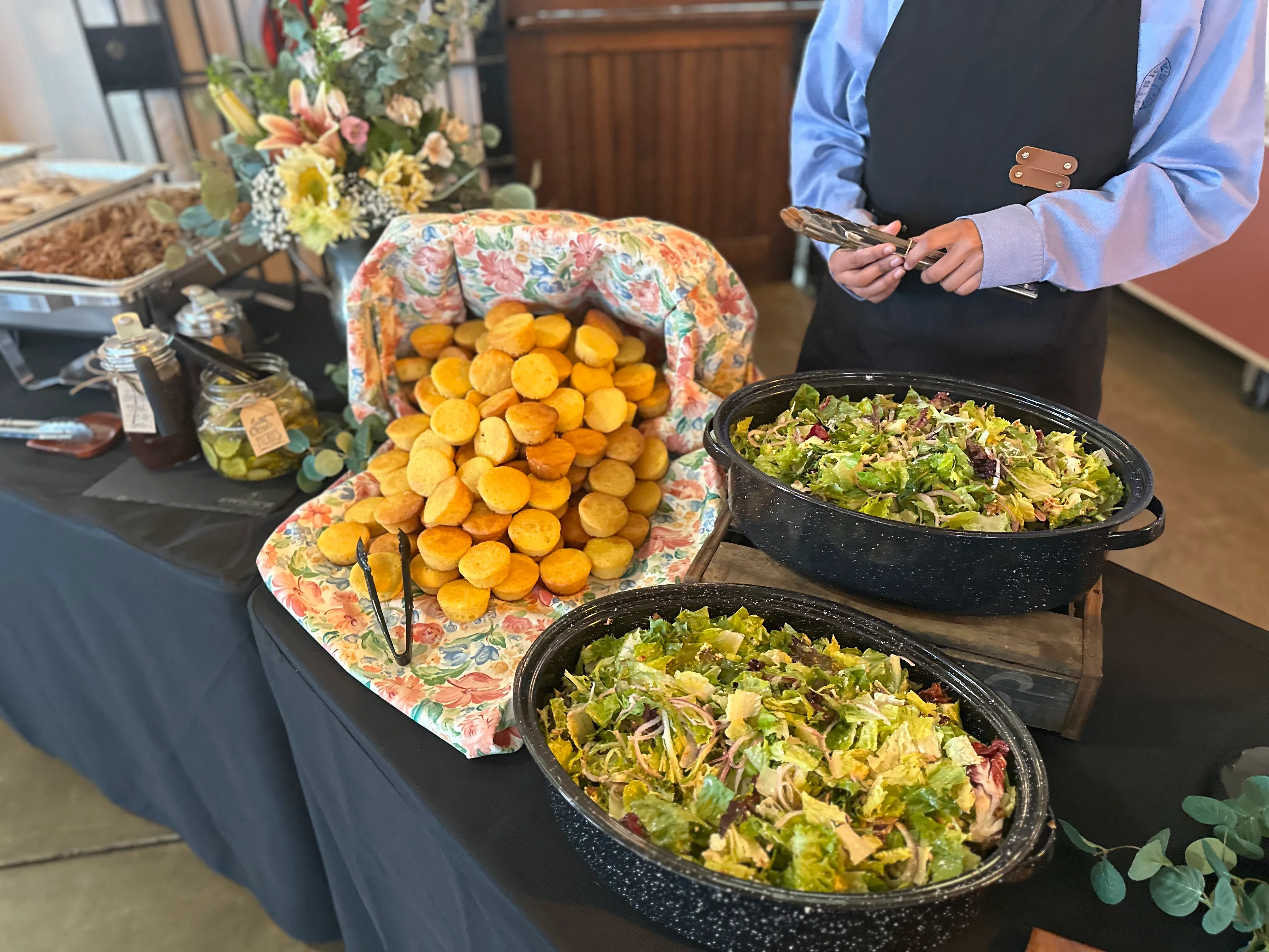 Buffet set up