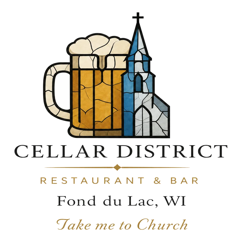 Logo of Cellar District Restaurant & Bar in Fond du Lac, WI