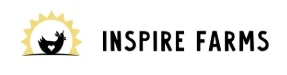 Inspire Farms logo featuring a sun and a chicken silhouette