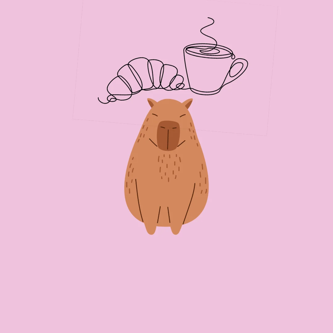 Closed sign for Capybara Coffee House on September 10 & 11