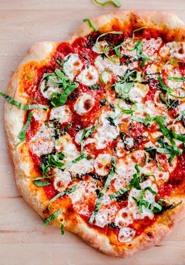White Margherita Pizza