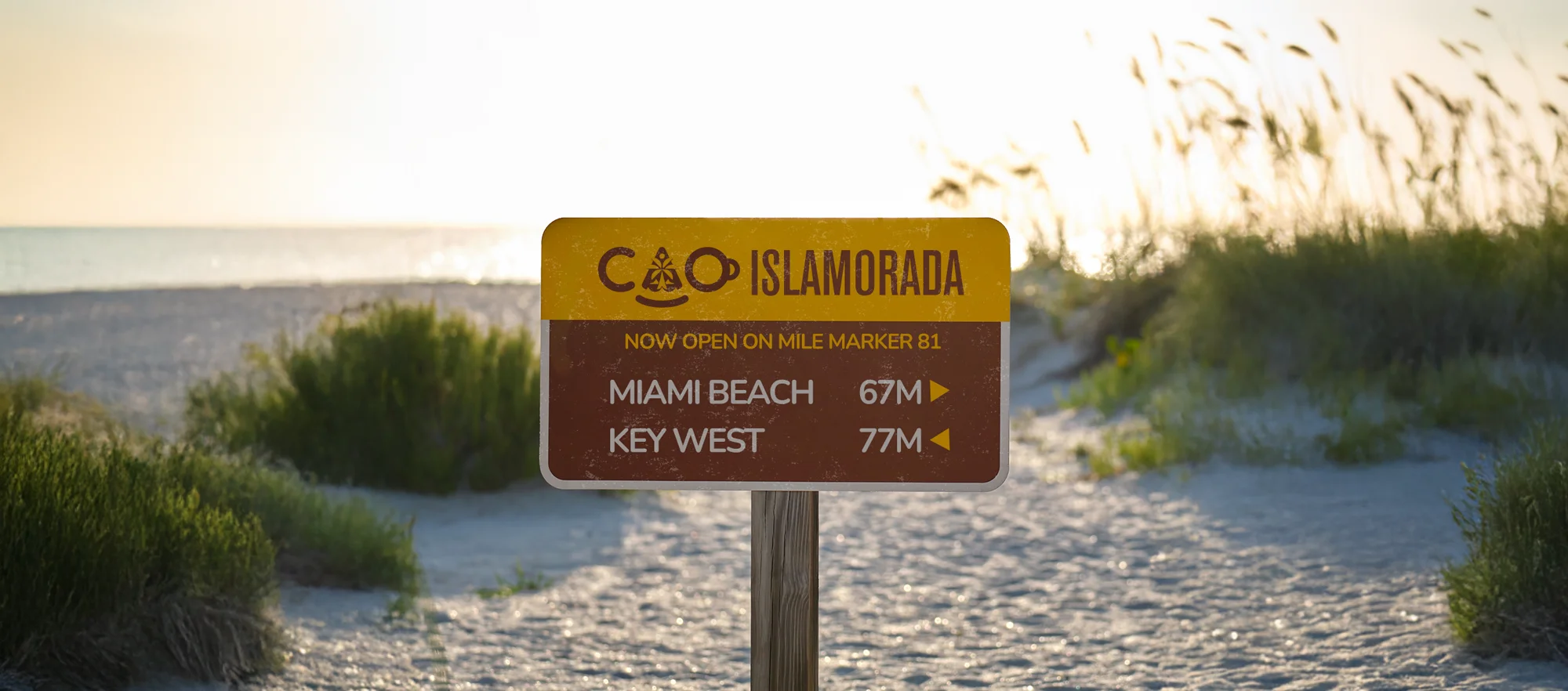 Colorful banner showcasing Isla restaurant's vibrant atmosphere and offerings.