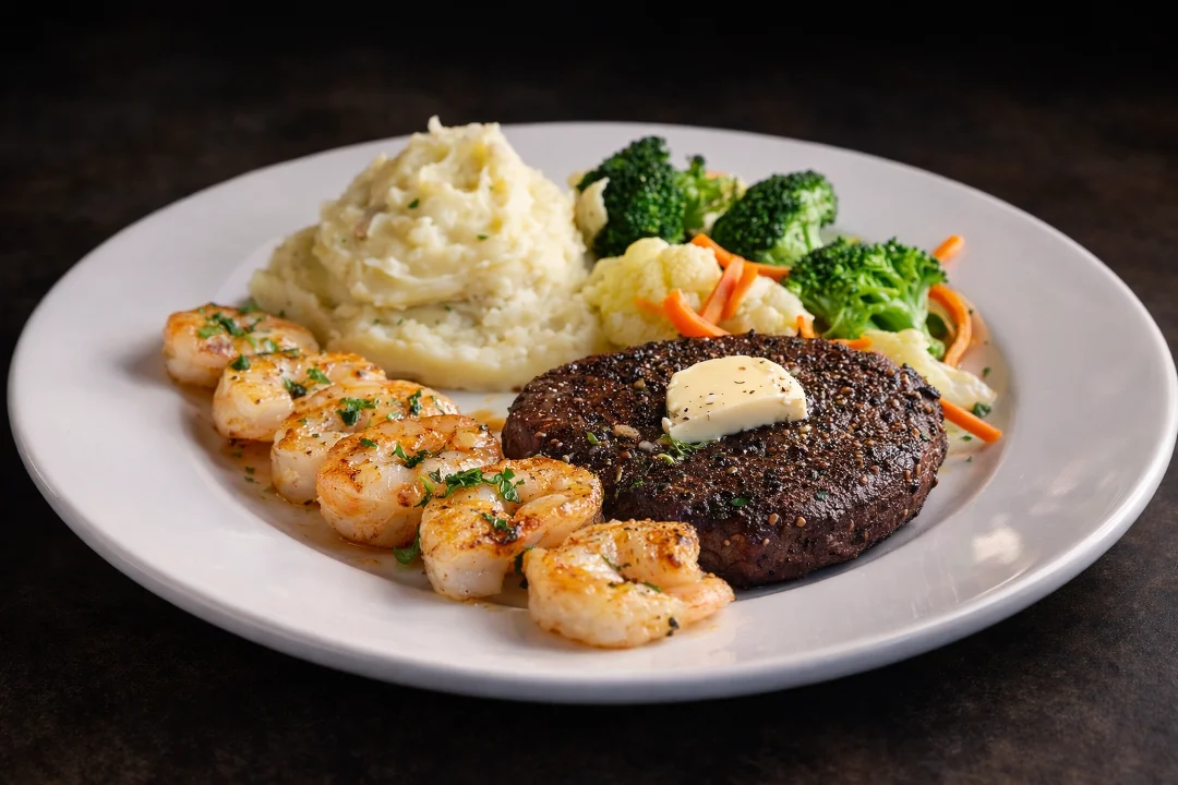 Sirloin Shrimp Combo
