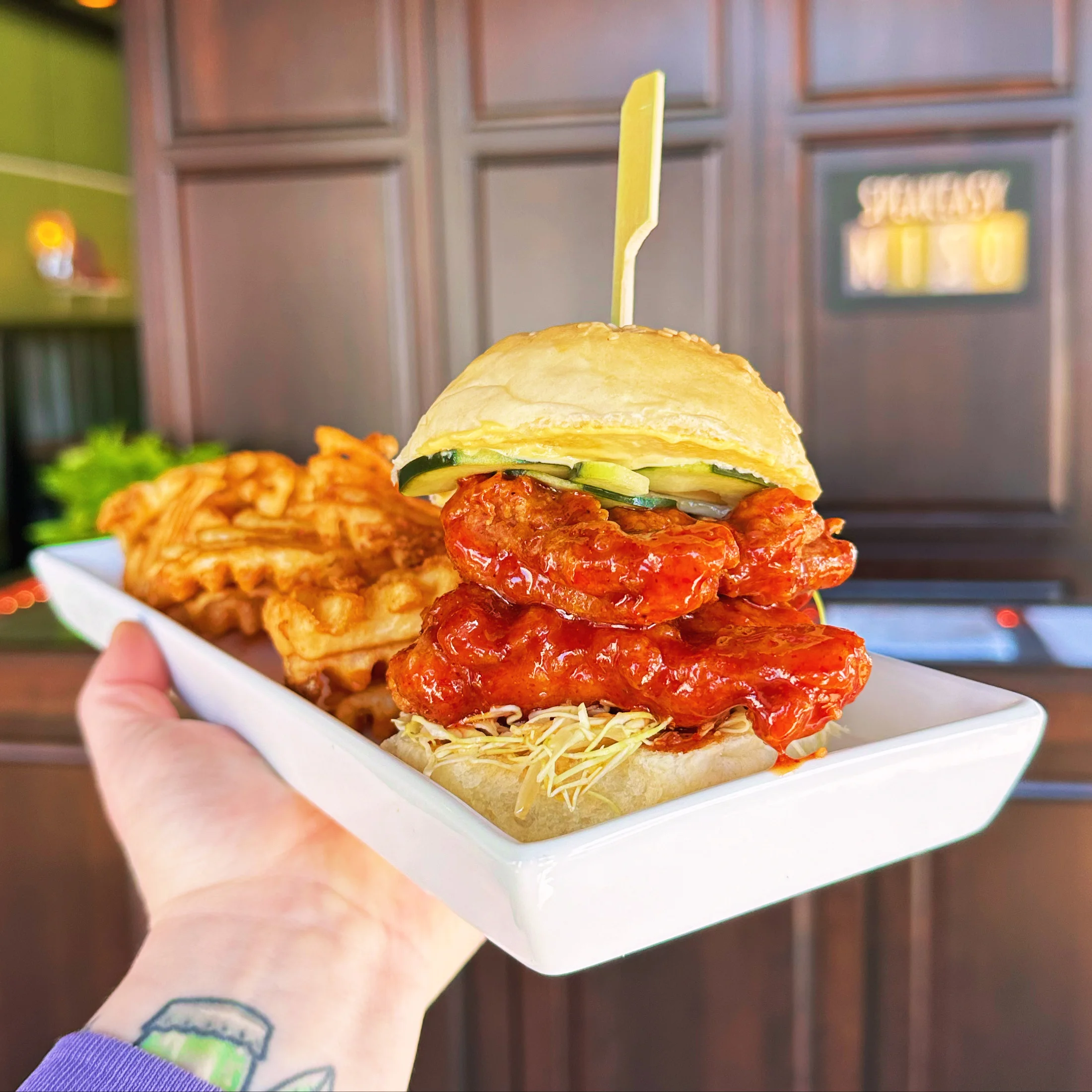 Sweet and Spicy Chicken Sandwich