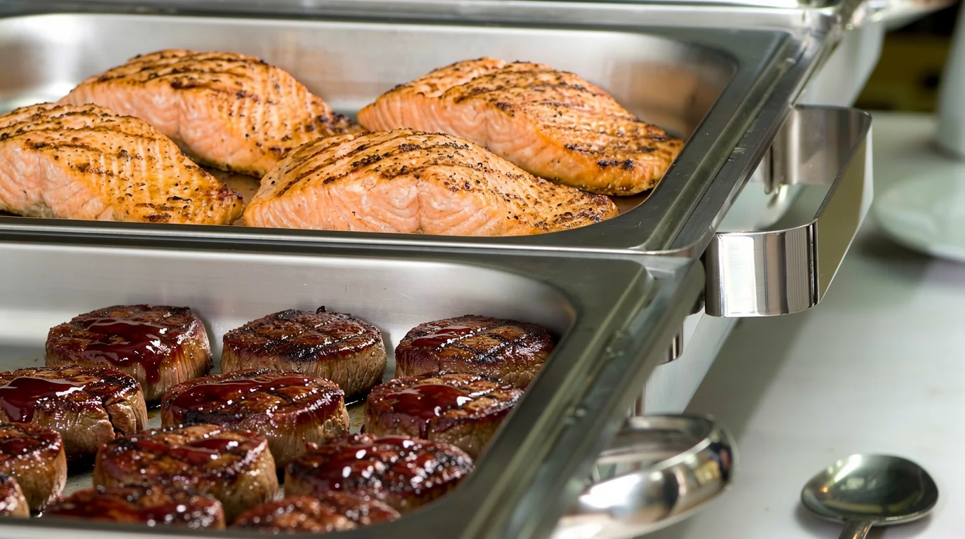 A restaurant chef preparing a dish