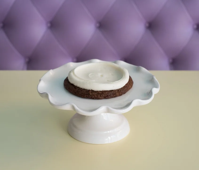 Iced Molasses Cookie