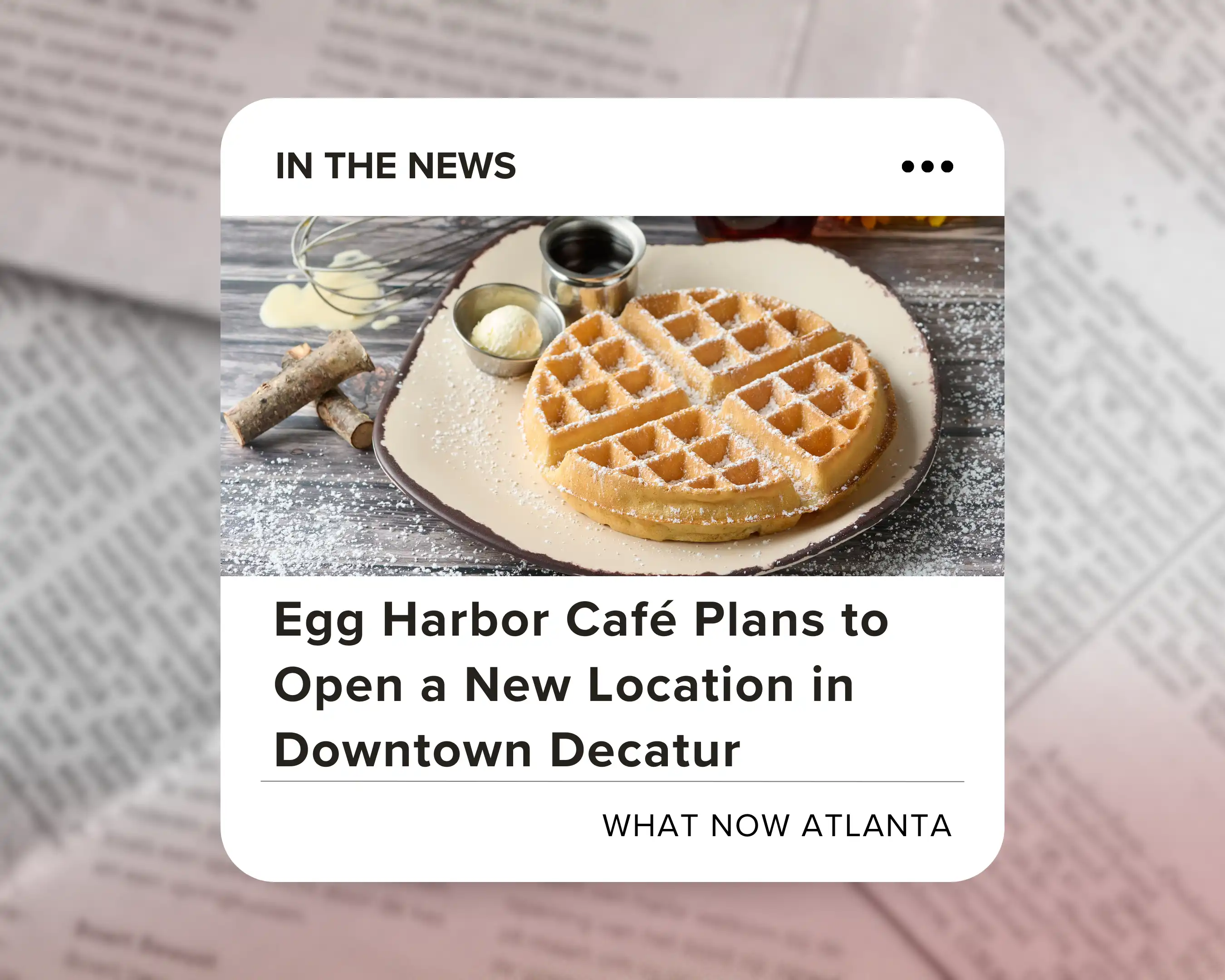 Egg Harbor Cafe to Open a New Location in Downtown Decatur - What Now Atlanta
