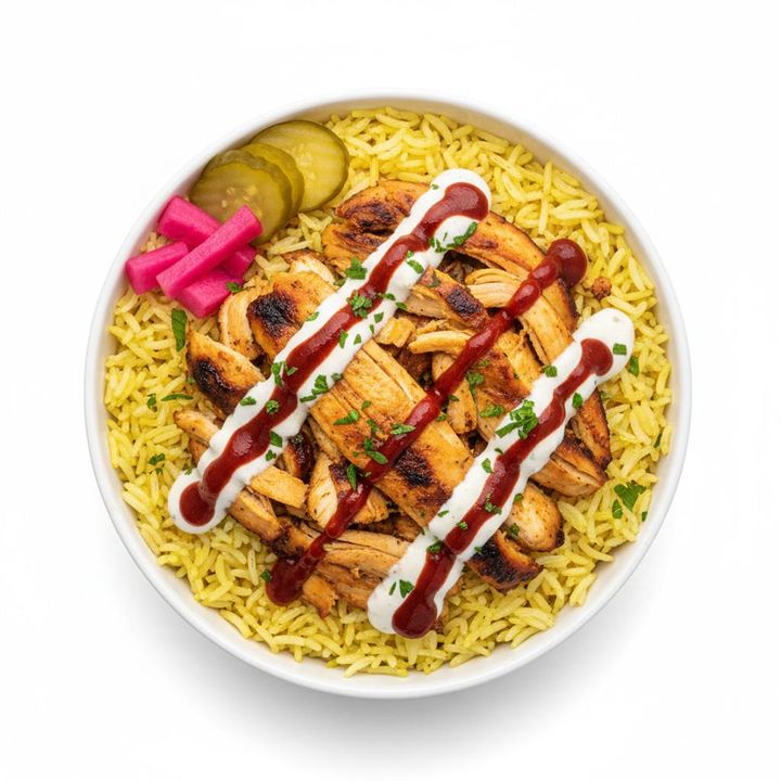 Shawarma Square - Chicken Shawarma Over Rice