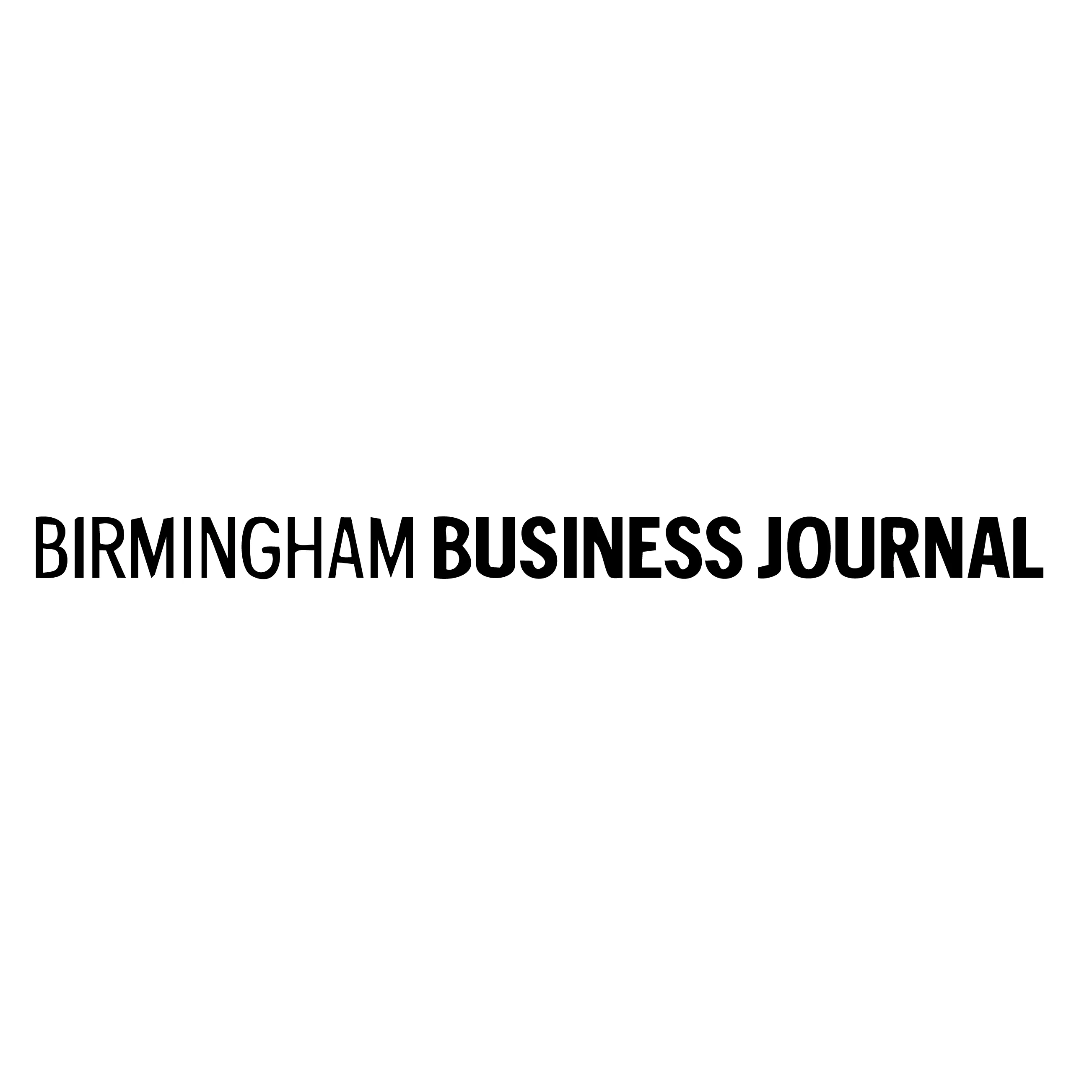 Birmingham Business Journal logo in bold typography