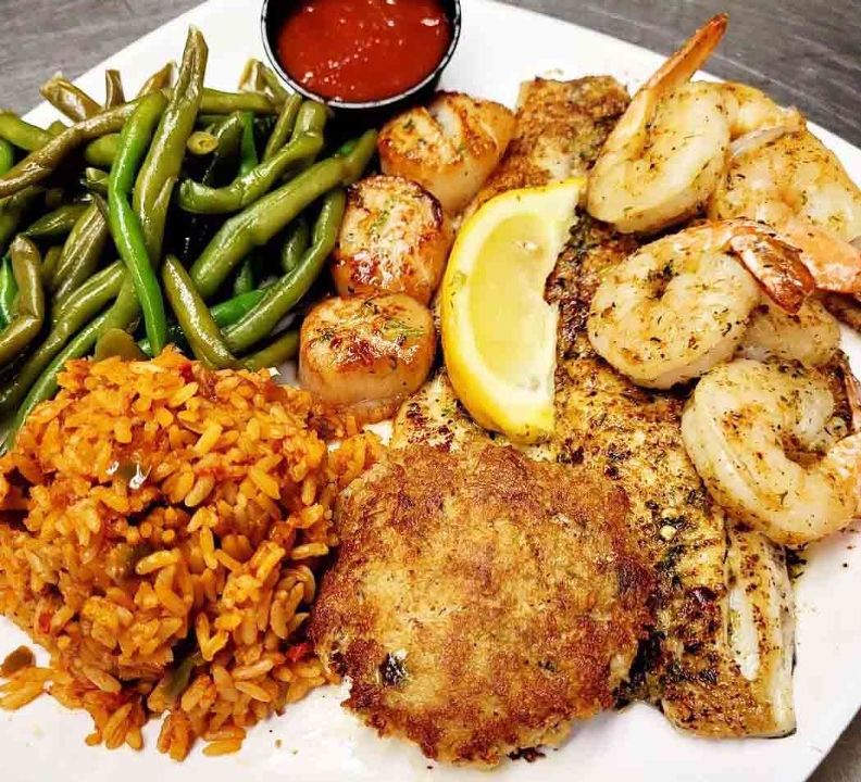 Grilled Seafood Platter#