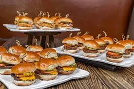 Assorted sliders featuring classic American flavors