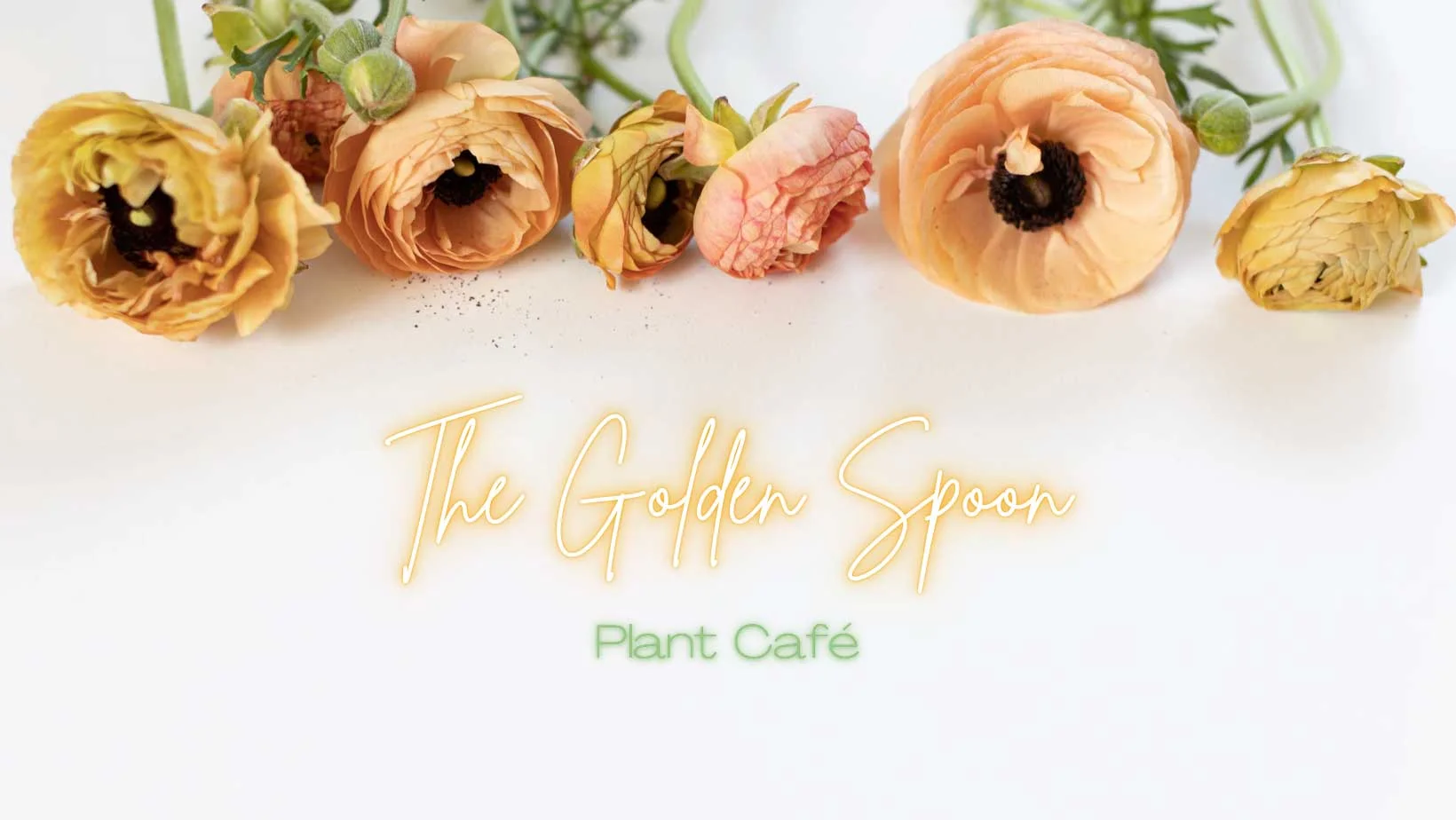 Floral arrangement at The Golden Spoon Plant Café