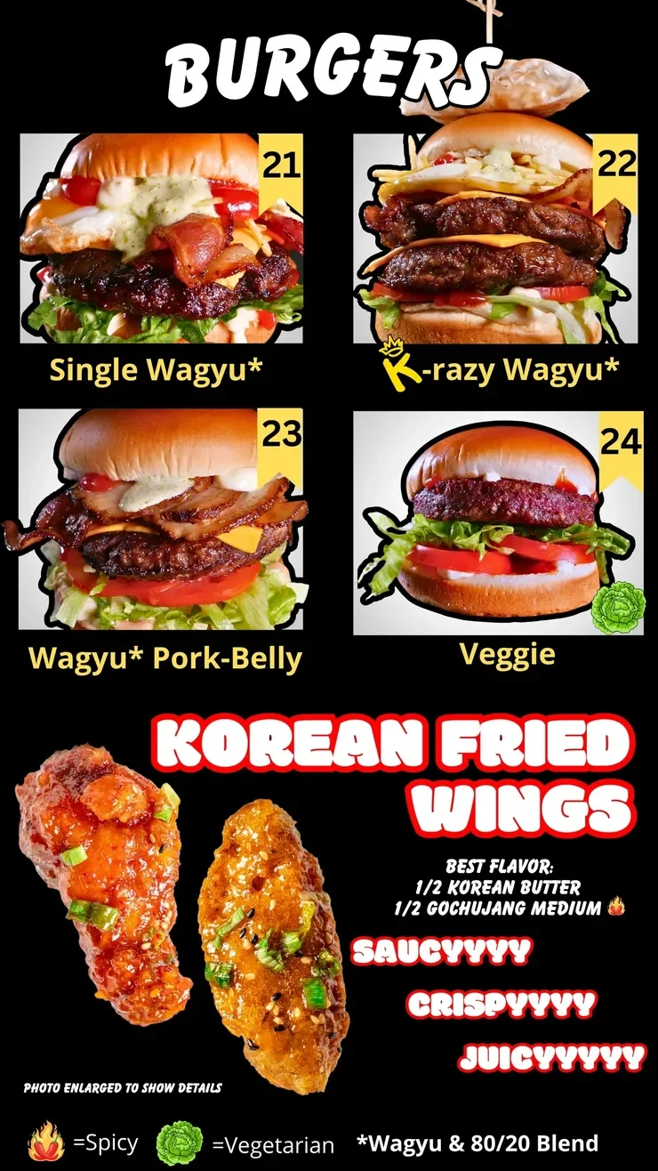 Korean fried chicken wings with spicy sauce