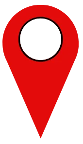 Red location pin icon for navigation