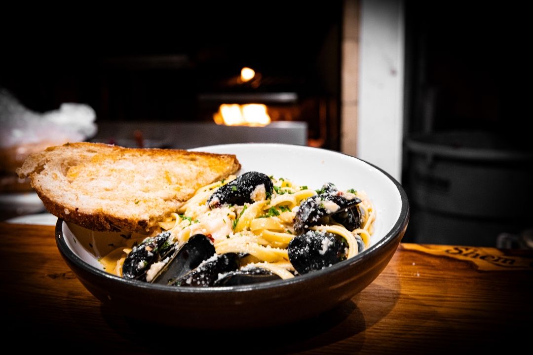 Seafood Fettuccine at Ty’s Roadside Coastal Kitchen