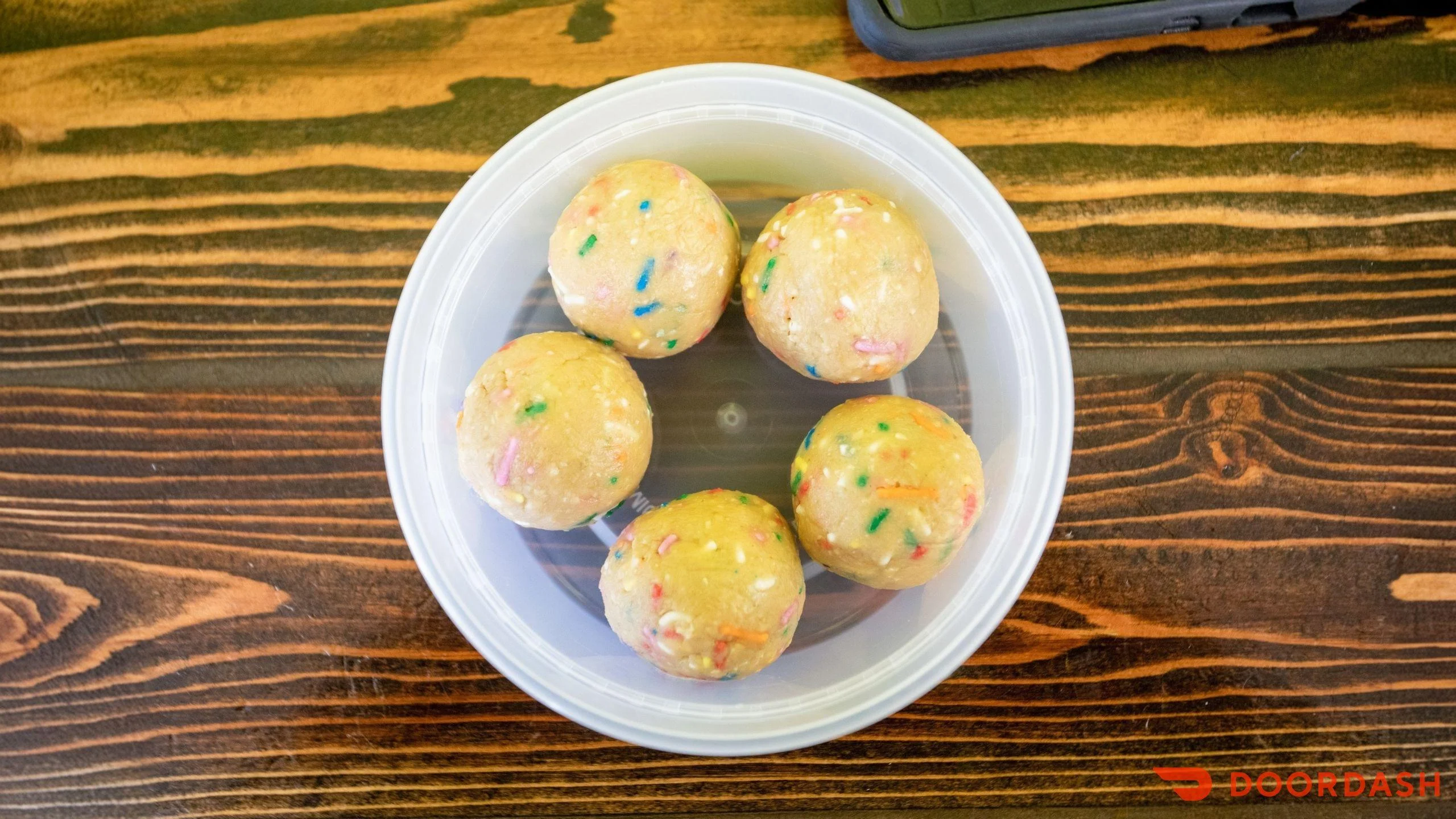 Birthday Cake Protein Bites