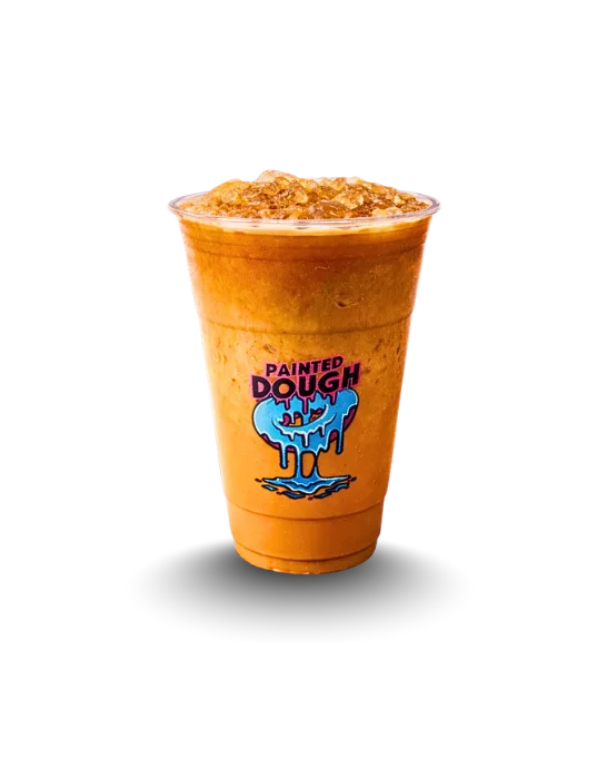 Tiger Tea Cold Brew with Thai tea and cream